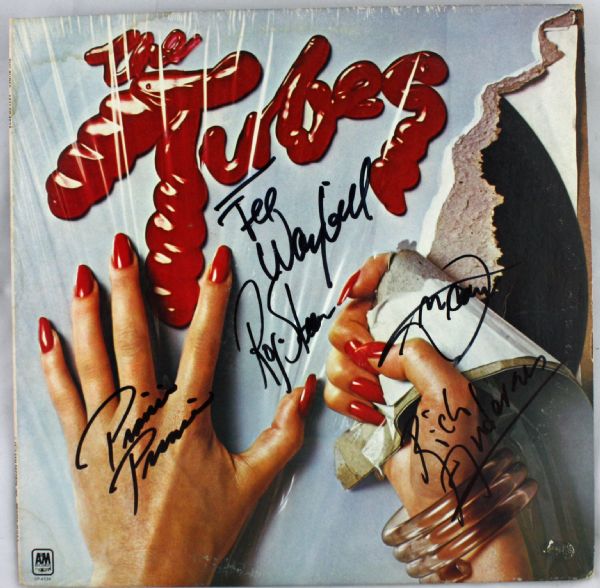 The Tubes Rare Group Signed Debut Album w/ 5 Signatures (PSA/DNA)