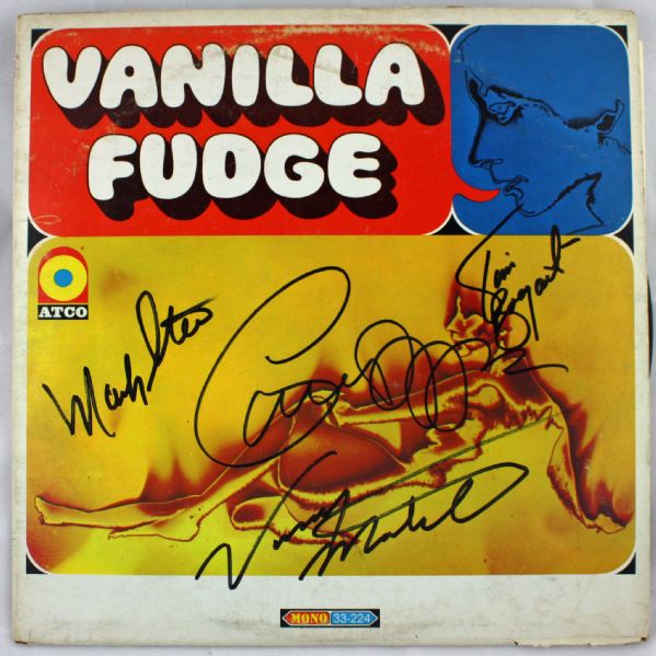 Vanilla Fudge Group Signed Debut Album w/ 4 Signatures (PSA/DNA)