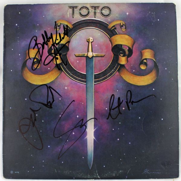 Toto Group Signed Album w/4 Signatures (PSA/DNA)