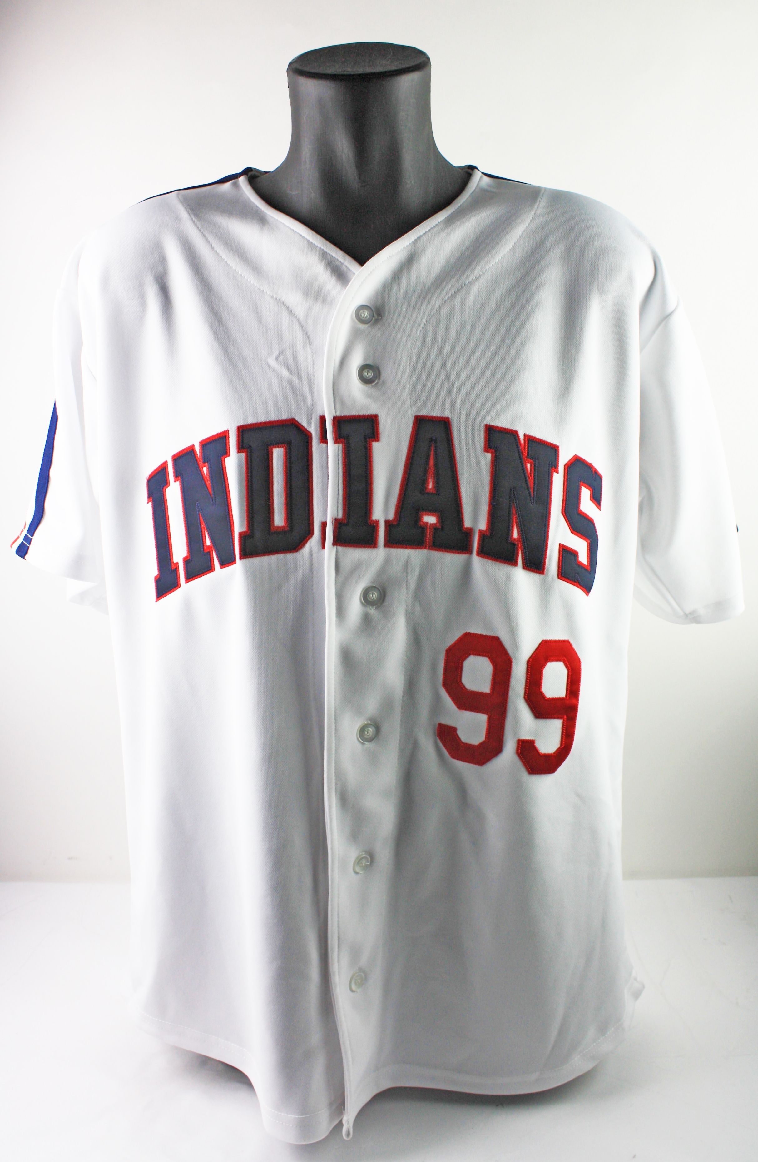Lot Detail - Charlie Sheen: Signed Indians Major League Style Jersey  Vaughn Jersey (PSA/DNA)