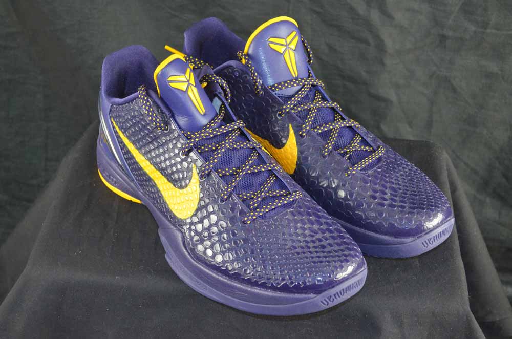 Lot Detail - Kobe Bryant Signed Limited Edition Game Ready Nike Zoom VI ...
