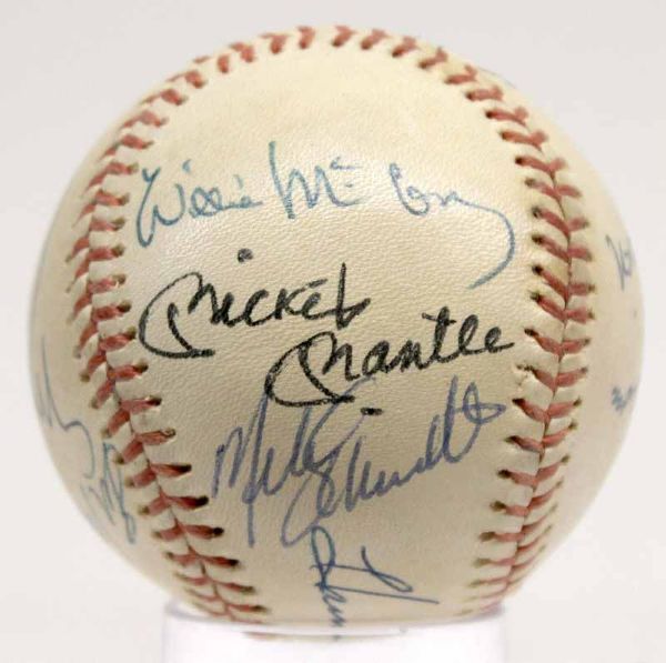 500 Home Run Club RARE Vintage Signed Baseball The First Vintage Example We Have Encountered! (PSA/DNA)