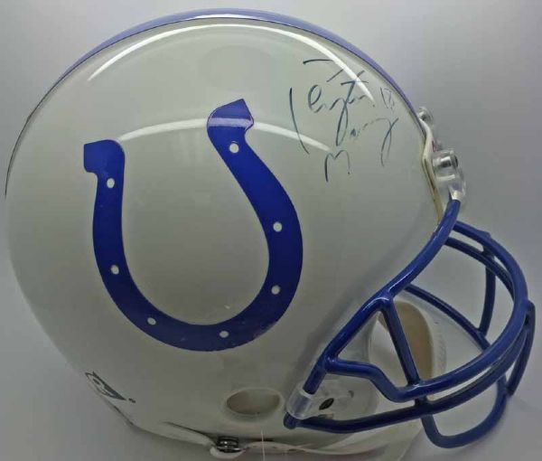 Payton Manning Signed Full-Size PRO LINE Colts Helmet (PSA/JSA Guaranteed)