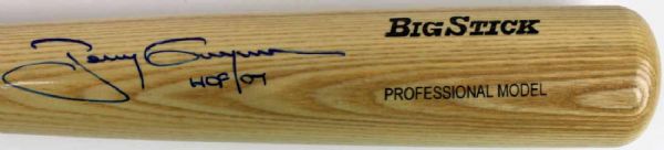 Tony Gwynn Signed Professional Model Baseball Bat w/ "HOF 07" Inscription (PSA/DNA)