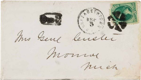 General George Custer Signed & Hand Written Envelope (PSA/JSA Guaranteed)