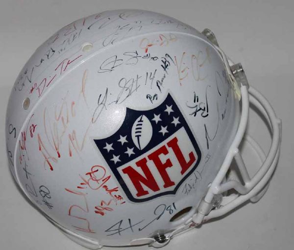 2008 NFL Draft Multi-Signed Pro Line Helmet w/ 30 + Signatures! (PSA/JSA Guaranteed)
