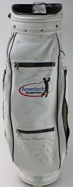 Impressive Multi-Signed Golf-Bag w/ Michael Jordan, Travino & Others (PSA/DNA)