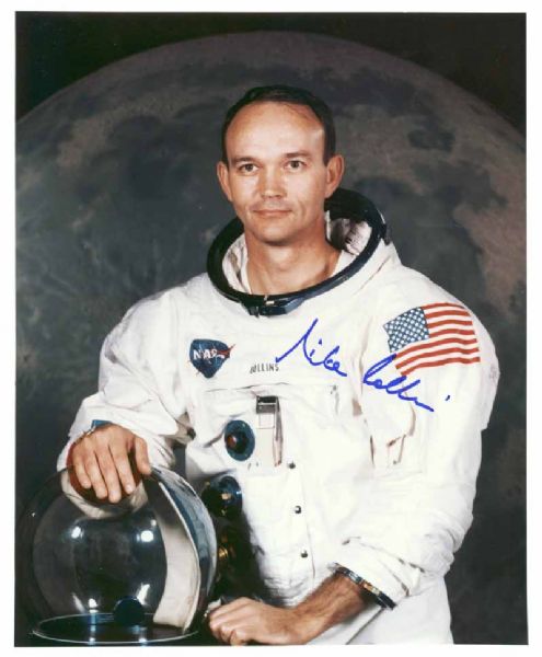 Apollo 11: Michael Collins Near-Mint Signed 8" x 10" Color Photo (PSA/JSA Guaranteed)