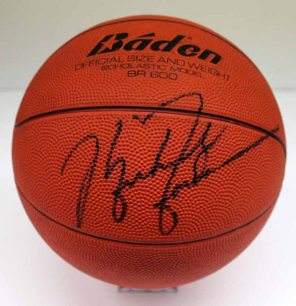 Michael Jordan & Charles Barkley Vintage Signed Basketball (PSA/DNA)