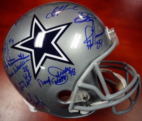 Cowboys Legends Multi-Signed Full-Size Helmet w/ 22 Signatures! (PSA/DNA)