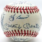 1961 WS Champion NY Yankees Team-Signed Near-Mint OAL Baseball (PSA/DNA)