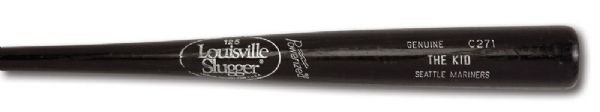 Ken Griffey Jr. Game Used Mariners Baseball Bat w/ Rare & Desirable "The Kid" Stamp! (Player LOA & Mears Guaranteed)