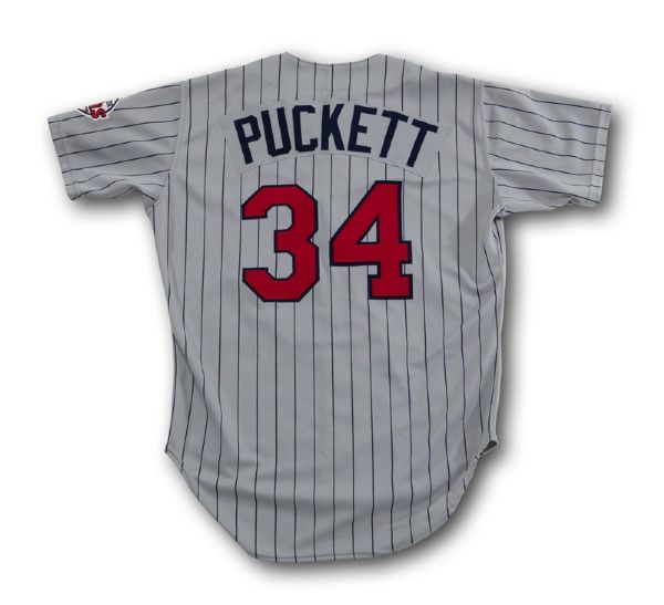 Kirby Puckett Ultra-Rare 1988 Game Used Jersey w/ Great Use! (Twins & Mears)