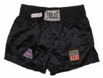 Mike Tyson Worn 1986 Boxing Trunks Versus Trevor Berbick To Become The Youngest Heavy Weight Champion in  Boxing History! (Trainer LOA)