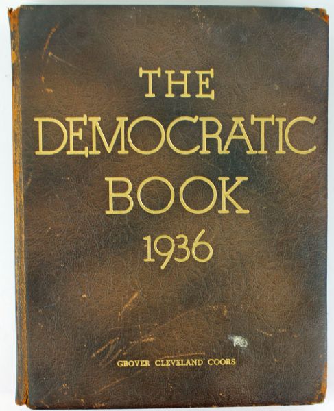 President Franklin D. Roosevelt Signed Limited Edition 1936 Democratic Book (PSA/DNA