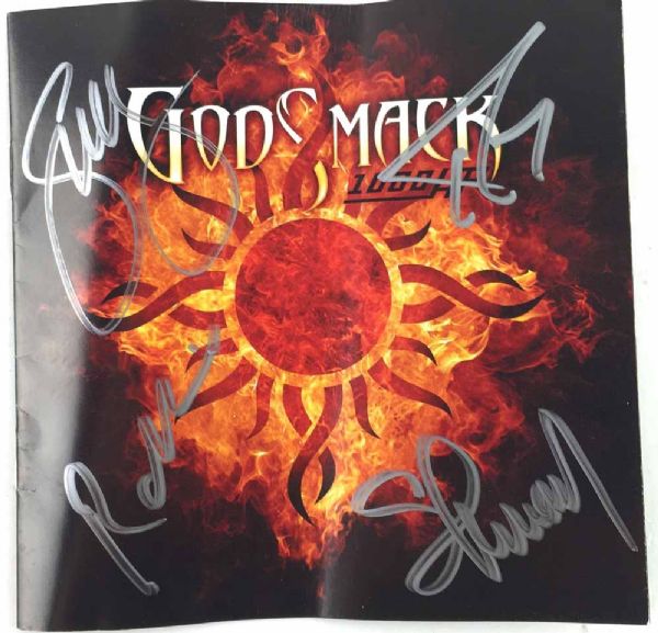 Godsmack Group Signed CD Booklet (PSA/JSA Guaranteed)