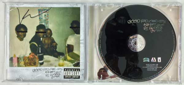 Kendrick Lamar Signed "Good Kid, Maad City" CD (PSA/JSA Guaranteed)