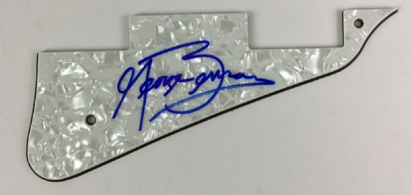 George Benson Signed Les Paul Style Pickguard (PSA/JSA Guaranteed)