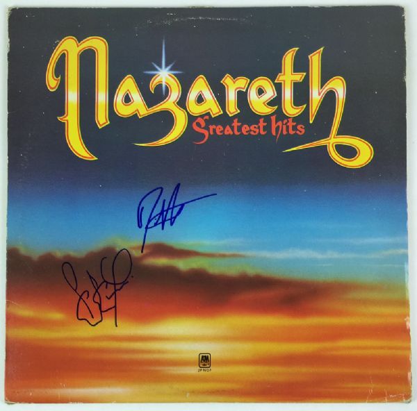 Nazareth Signed "Greatest Hits" Record Album (PSA/JSA Guaranteed)