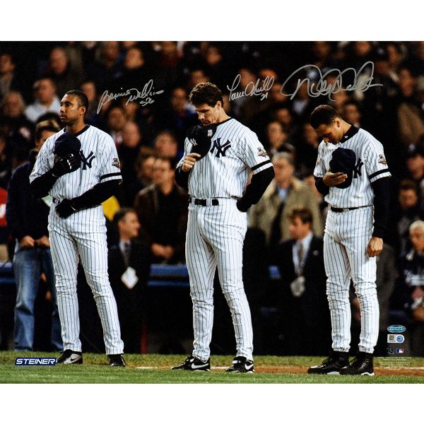 Yankee Greats Mult-Signed 16" x 20" Color Photo w/ Jeter, ONeill & Williams (Steiner Sports)