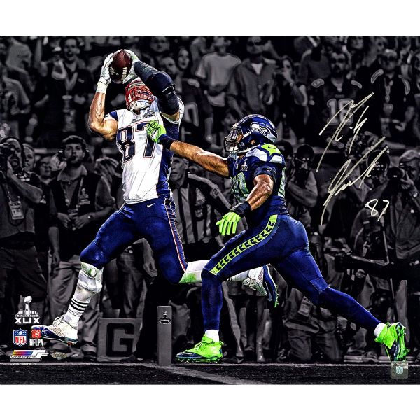 Rob Gronkowski Signed 20" x 24" Limited Edition Touch Down Photo (Steiner Sports)