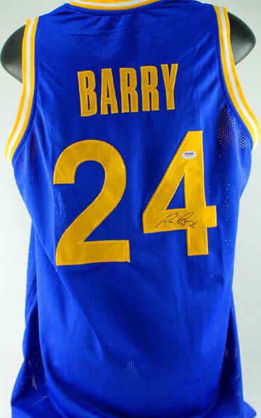 Rick Barry Signed Golden State Warriors Jersey (PSA/DNA)