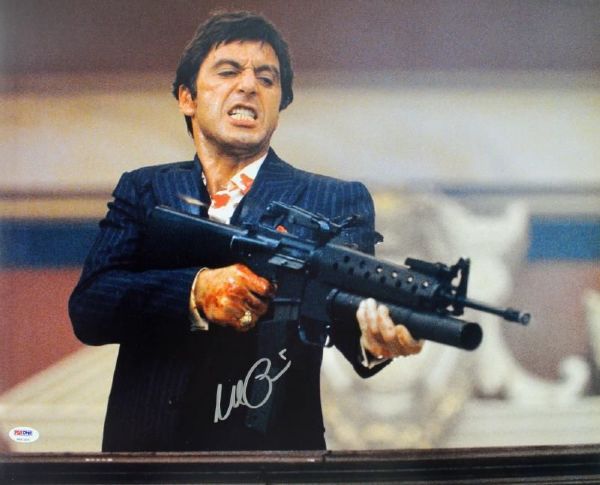 Al Pacino Signed 16" x 20" Color Photo from "Scarface" (PSA/DNA ITP)