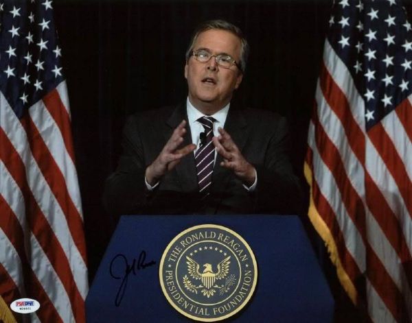Jeb Bush Signed 11" x 14" Color Photo (PSA/DNA)
