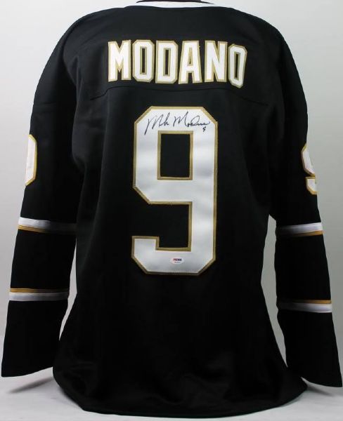 Mike Modano Signed Minnesota North Stars Jersey (PSA/DNA)