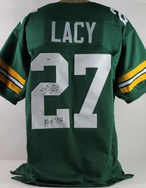 Eddie Lacy Signed Green Bay Packers Jersey (PSA/DNA)