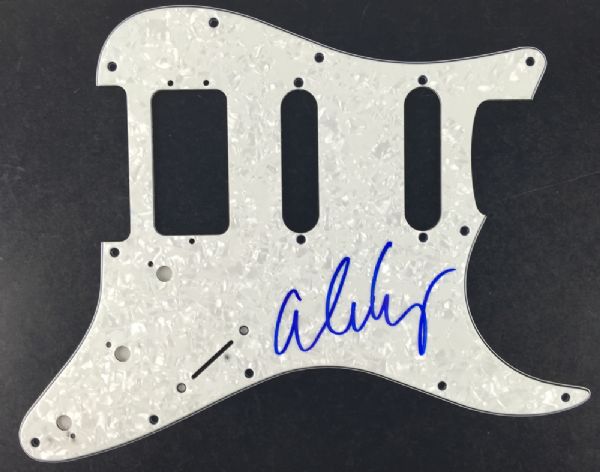 Alice Cooper Signed Strat Style Pickguard (PSA/JSA Guaranteed)