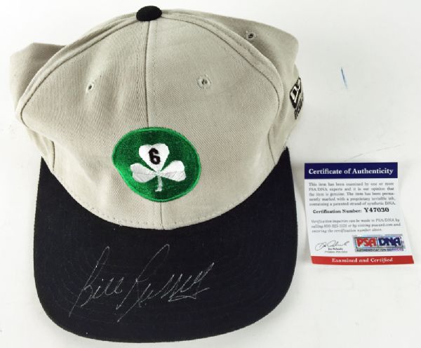 Bill Russell Signed Commemorative Boston Celtics Hat (PSA/DNA)