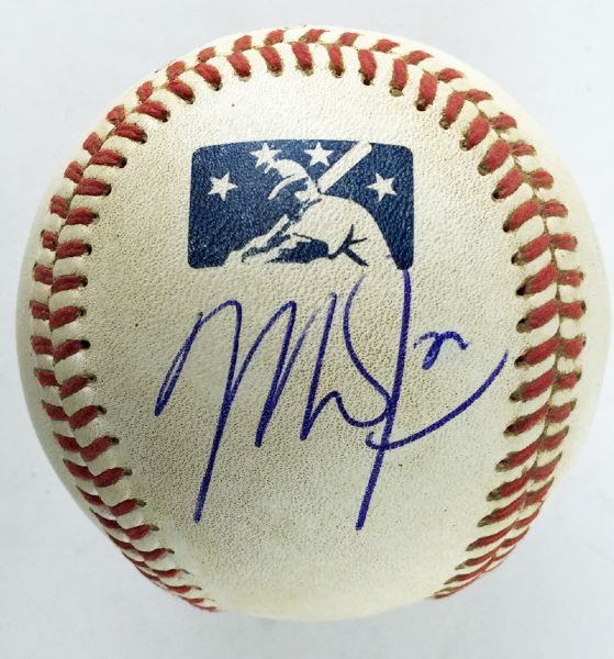 Mike Trout Signed & Game Used Official California League Baseball (JSA)