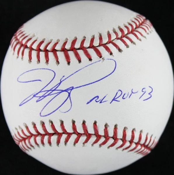 Mike Piazza Signed "NL ROY 93" OML Baseball (PSA/DNA)