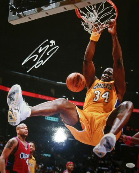 Shaquille ONeal Signed 16" x 20" Color Photo (JSA)