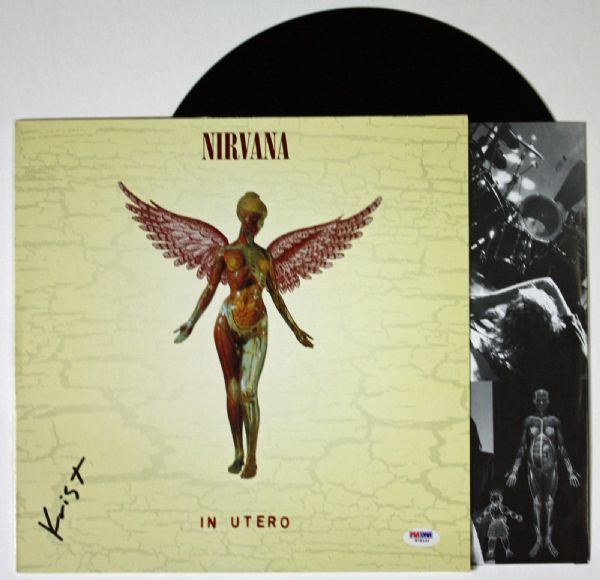 Nirvana: Krist Novoselic Signed "In Utero" Record Album (PSA/DNA)