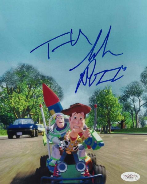 "Toy Story": Tim Allen & Tom Hanks Dual Signed 8" x 10" Color Photo (JSA)
