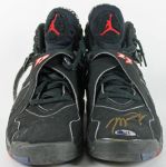 1993 Michael Jordan Game Worn Nike Air Jordan 8 Basketball Sneakers - Worn During NBA Playoffs! (UDA)