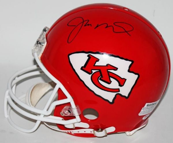 Joe Montana Signed Full Sized Kansas City Chiefs Helmet (PSA/DNA)