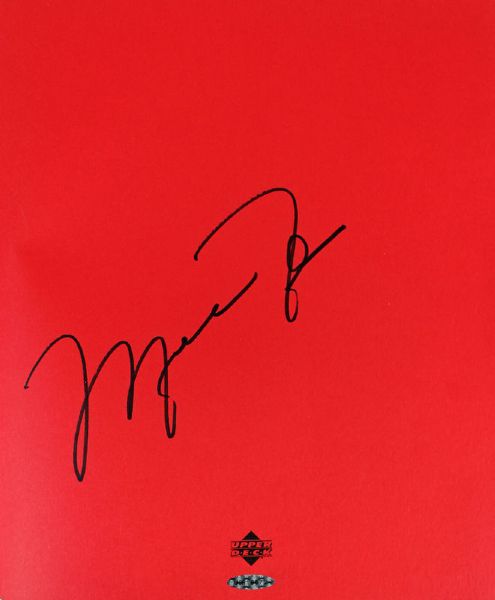 Michael Jordan Signed 1ST EDITION "Rare Air" Hardcover Book (UDA)