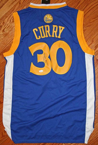Stephen Curry Signed Golden State Warriors Jersey (JSA)
