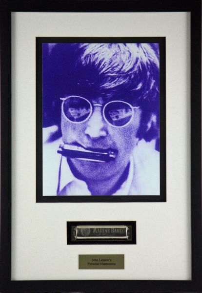 The Beatles: John Lennon Personally Owned & Played Hohner Harmonica (ex. Joe Franklin)