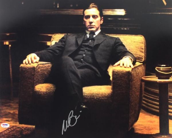 Al Pacino Signed 16" x 20" Color Photo from "The Godfather" - PSA/DNA Graded GEM MINT 10!