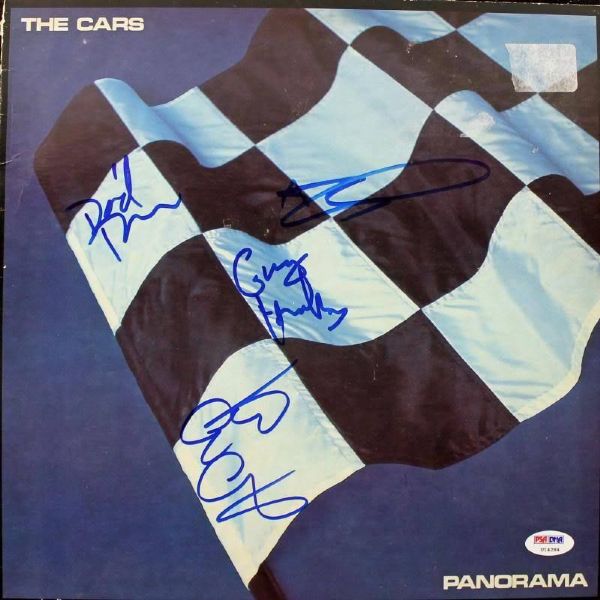 The Cars Group Signed (4) "Panorama" Vinyl Album (PSA/DNA)