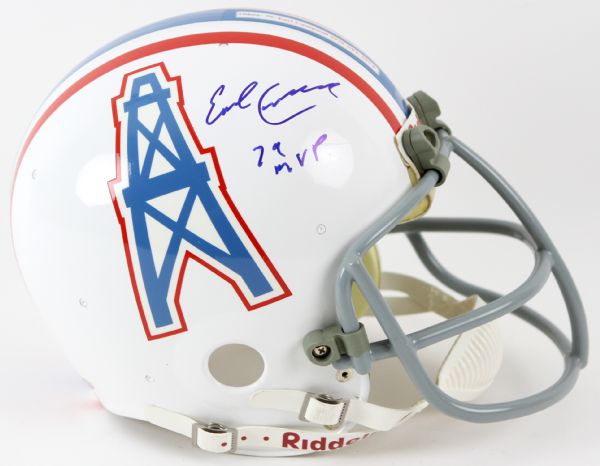 Earl Campbell Signed Personal Style PRO LINE Houston Oilers Helmet w/ "79 MVP" (Tri Star & PSA/JSA Guaranteed)