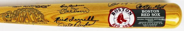 Boston Red Sox Legends Multi-Signed Baseball Bat w/ Yaz, Fisk, Clemens & Others (PSA/JSA Guaranteed)