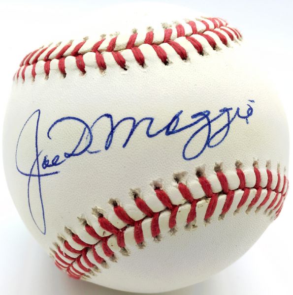 Joe DiMaggio Signed Near-Mint OAL Baseball (PSA/JSA Guaranteed)