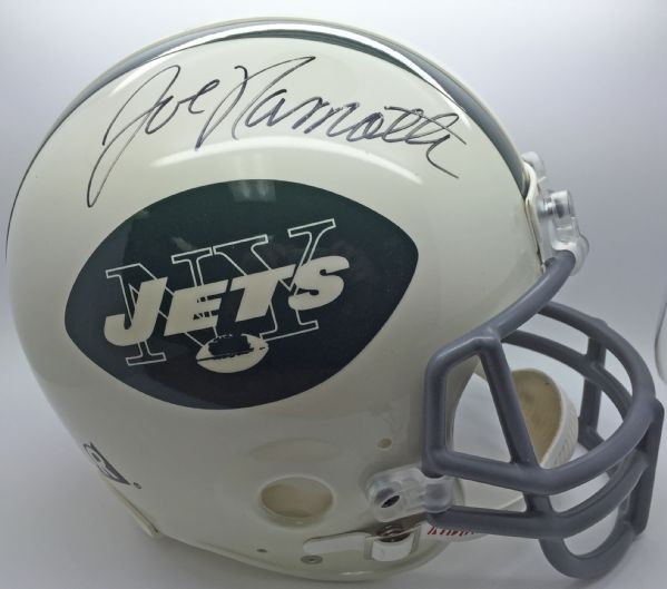 Joe Namath Signed Full Size PRO LINE New York Jets Helmet (PSA/JSA Guaranteed)