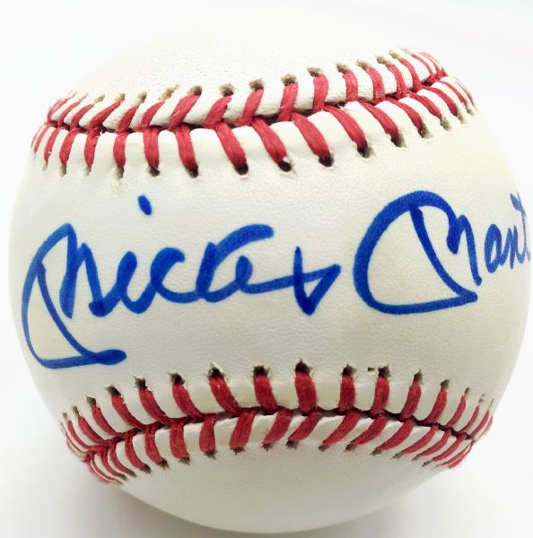 Mickey Mantle Near-Mint Signed OAL Baseball w/ ULTRA-RARE Felt Tip Signature! (PSA/DNA)
