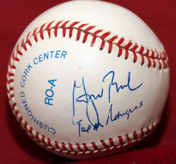 President George W. Bush Rare Signed OAL Baseball with "Texas Rangers" Inscription (PSA/DNA)